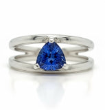 Tanzanite Split Band Ring