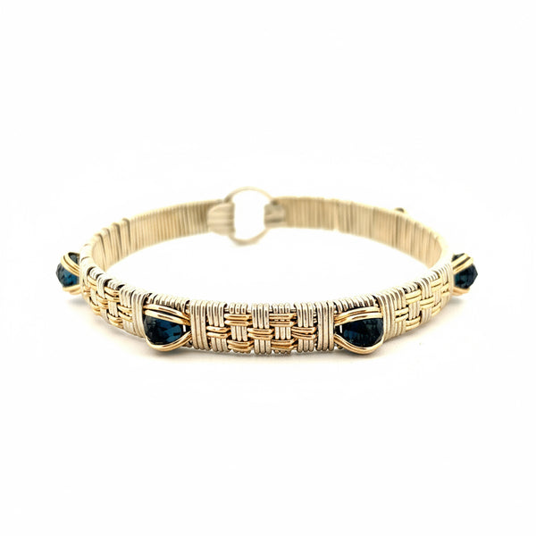 Elite Williamsburg Gem Bangle London Blue Topaz