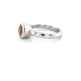 Citrine Solitaire Bezel Ring