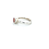 Garnet Solitaire Bezel Ring