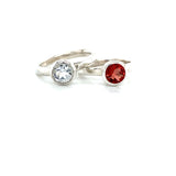 Garnet Solitaire Bezel Ring