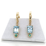 Huggie Gemstone Dangles