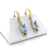 Huggie Gemstone Dangles