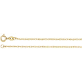 14K Yellow Gold Filled 1.5mm Rope Chain