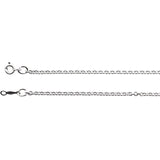 Sterling Silver 2.1mm Cable Chain