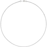 Sterling Silver 2.1mm Cable Chain