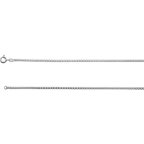 Sterling Silver 2mm Box Chain