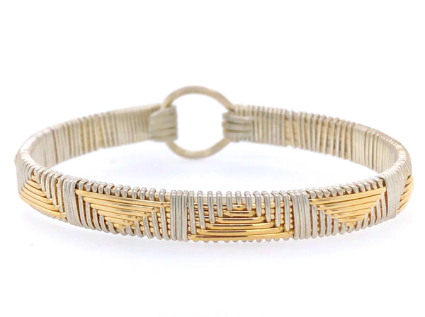 Elite Chevron Bangle Bracelet