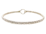 Petite Basket Weave Bangle Bracelet