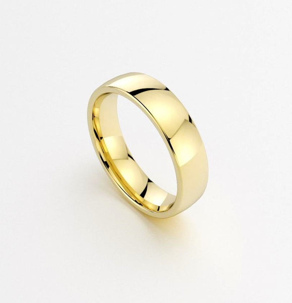 Classic Men's Wedding Band 6mm