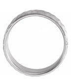 Flat Comfort Fit Men's Wedding Band