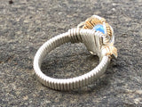 Ethiopian Opal Energy Ring