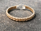Elite Basket Weave Bangle Bracelet