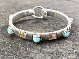 Classic Larimar Elite Bangle Bracelet