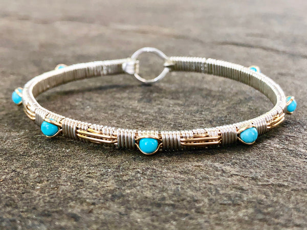 Turquoise Southwest Bangle Bracelet