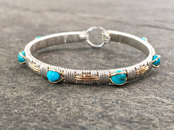 Turquoise Elite Southwest Bangle Bracelet