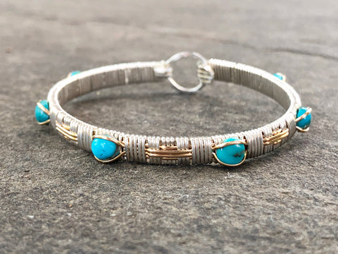 Turquoise Elite Southwest Bangle Bracelet