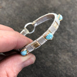 Classic Larimar Elite Bangle Bracelet