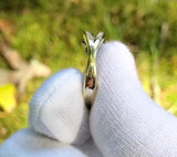 Tanzanite Trillion Split Band Ring