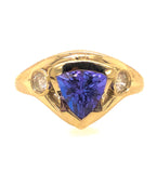 Trillion Tanzanite Flow Ring