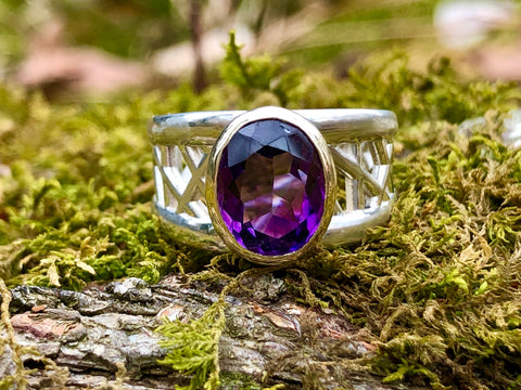 Amethyst Connection Series Gemstone Ring