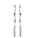 Large Classic Gold Tube Earrings