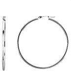 Large Classic Gold Tube Earrings