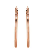 Medium Classic Gold Tube Earrings