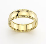 Classic Mill Grain Men's Wedding Band