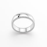 Classic Mill Grain Men's Wedding Band