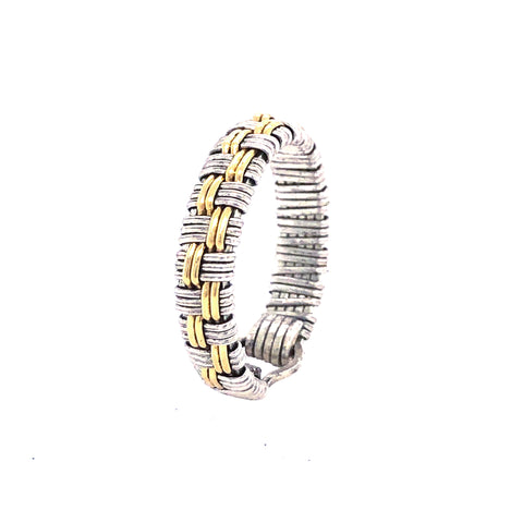 Basket Weave Band Ring