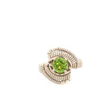 Ring Classic Beaded Peridot
