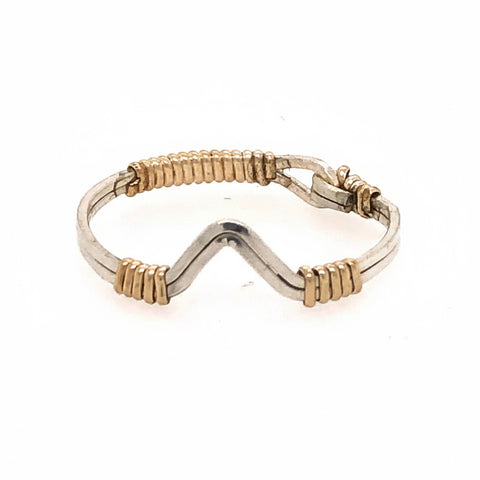 V Shape Stackable Ring
