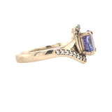 Tanzanite Swirl Ring