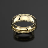 Classic Rope Men's Wedding Band