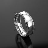 Classic Rope Men's Wedding Band