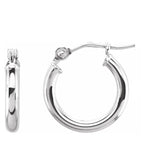 Children's Gold Hoop Earrings