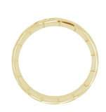 Woven Men's Wedding Band