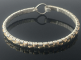 Basket Weave Bangle Bracelet