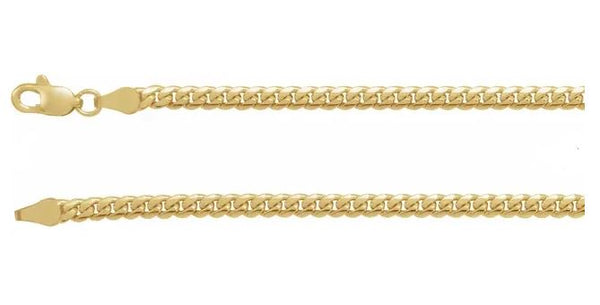 14 Karat Yellow Gold Cuban Link Chain