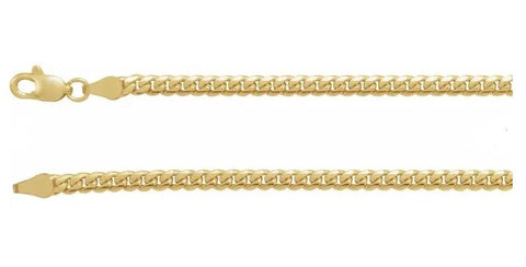 14 Karat Yellow Gold Cuban Link Chain
