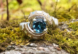 Pulse London Blue Topaz Ring