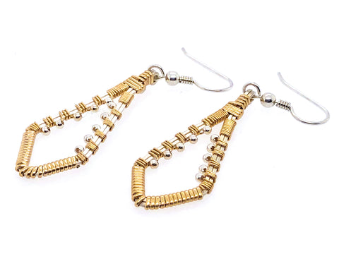 Beaded Kite Earrings