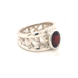 Garnet Connection Ring