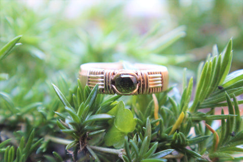 Ring Classic Green Tourmaline Band