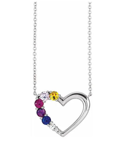 Heart Gemstone Pendant