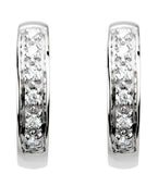 Hinged Diamond Hoop Earrings
