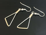 Trilogy Drop and Dangle Wire Wrapped Earrings