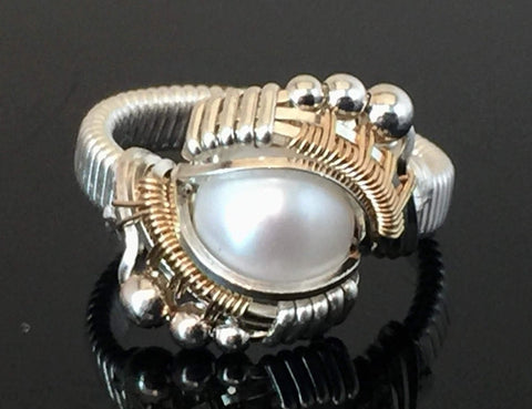 Andromeda Fresh Water Pearl Ring