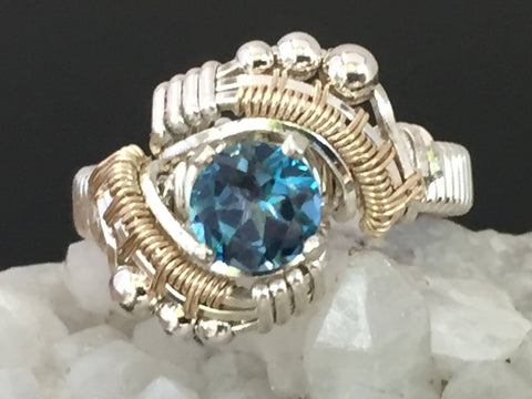 Andromeda London Blue Topaz Ring